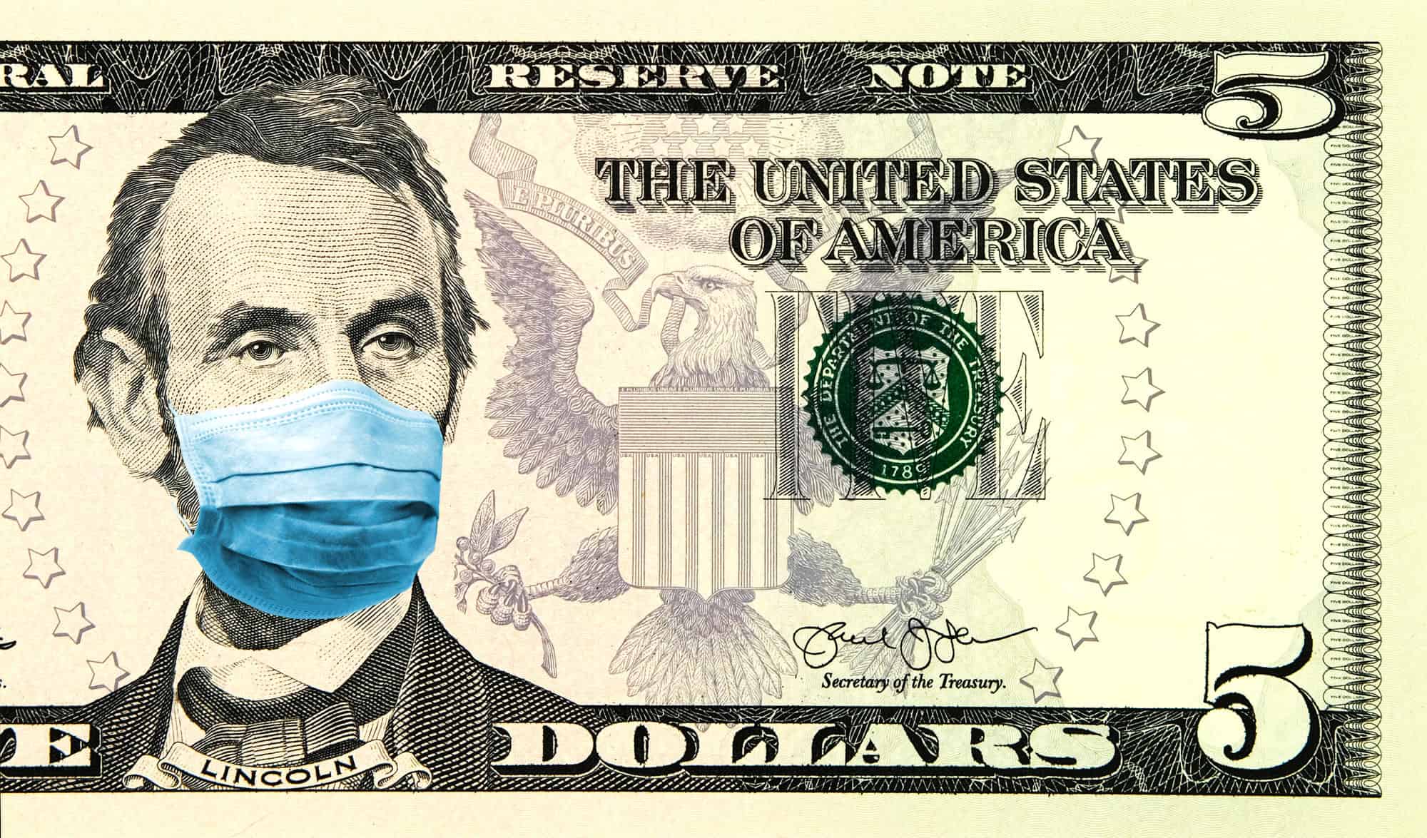 Lincoln with a Face Mask