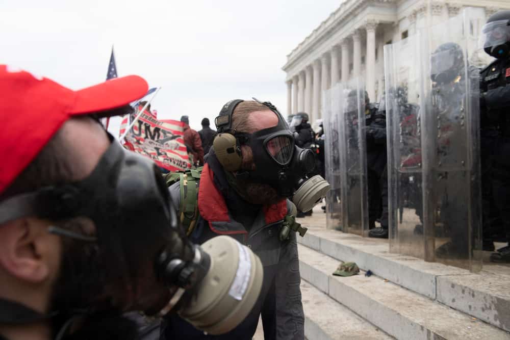 DC Protestors at Capitol on January 6th