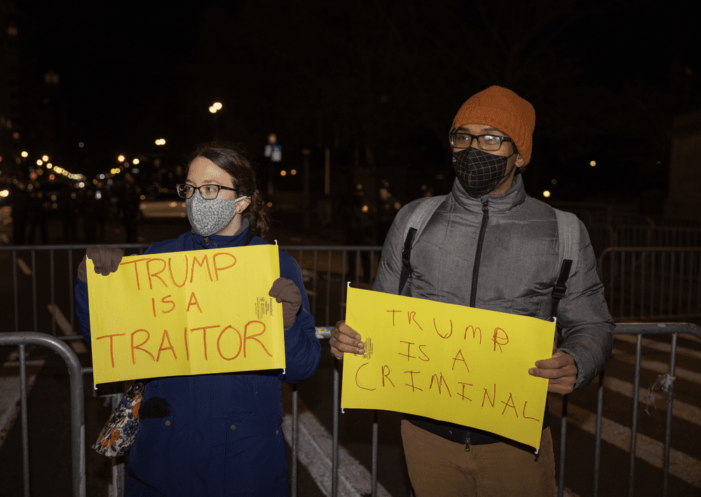 January 6 Anti-Trump demonstrators