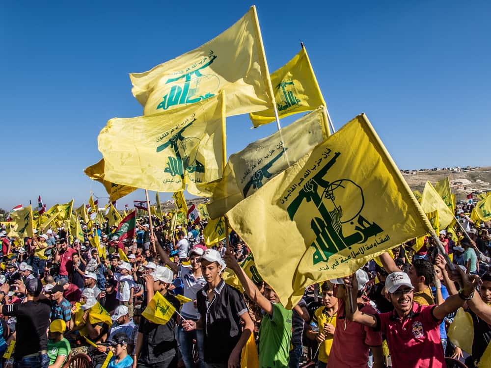 Hezbollah's supporters on Liberation Day