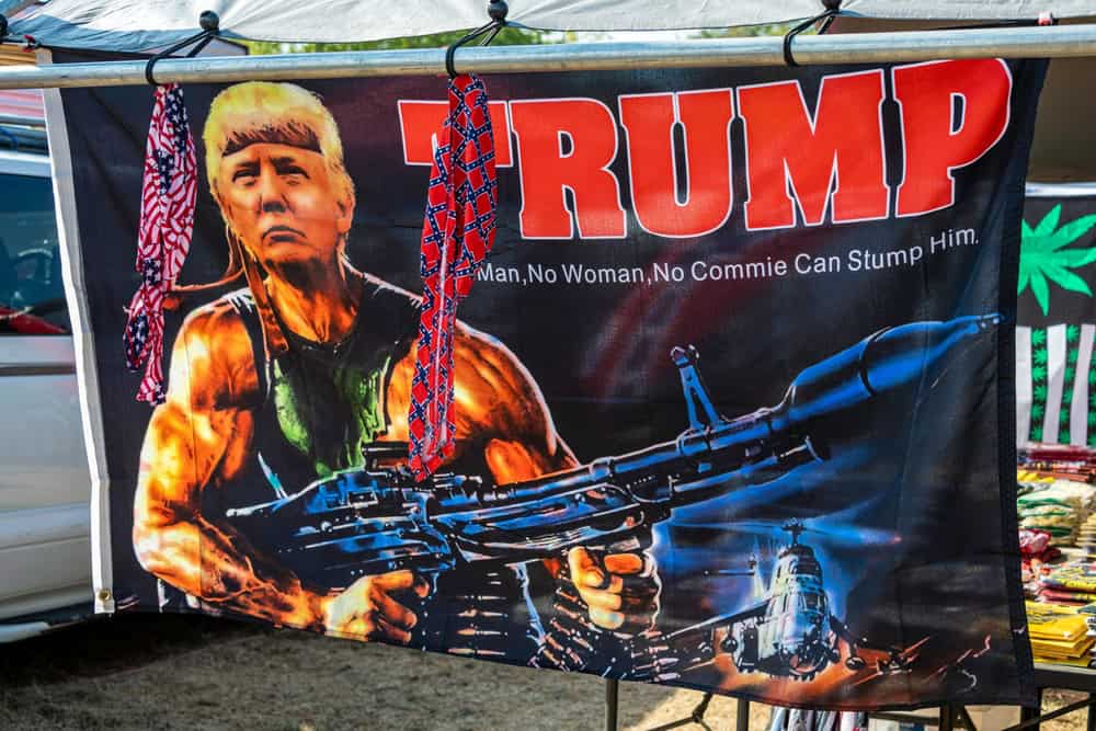 Trump Rambo sign