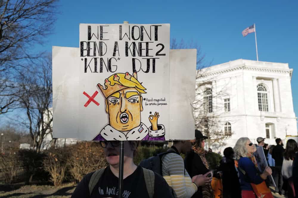We Won't Bend a Knee to King DJT