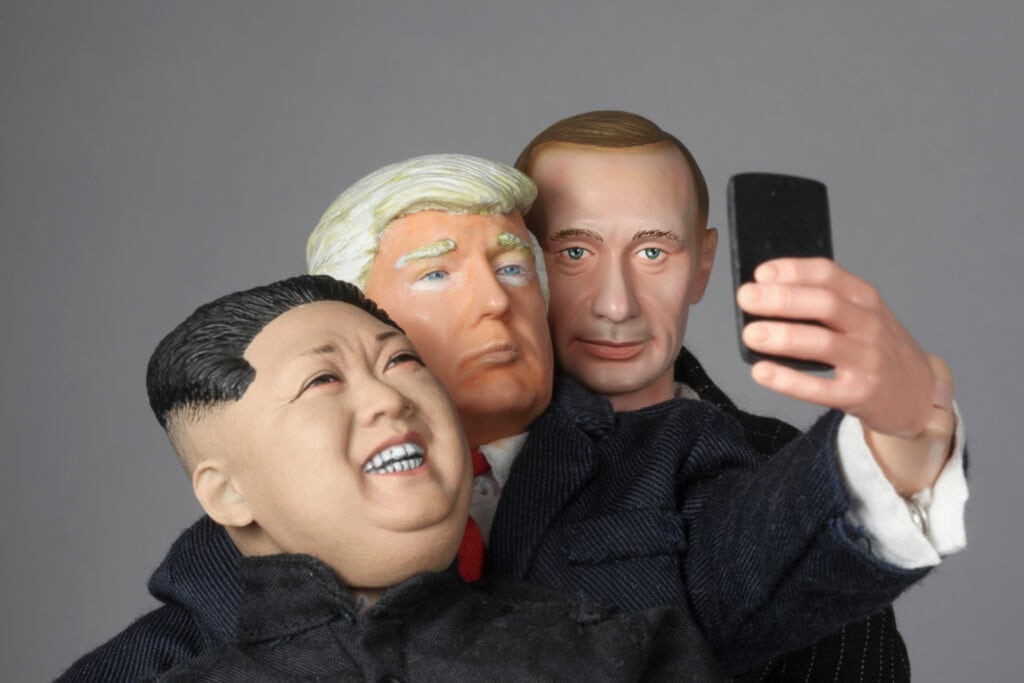 Trump, Putin, and King Jong Un
