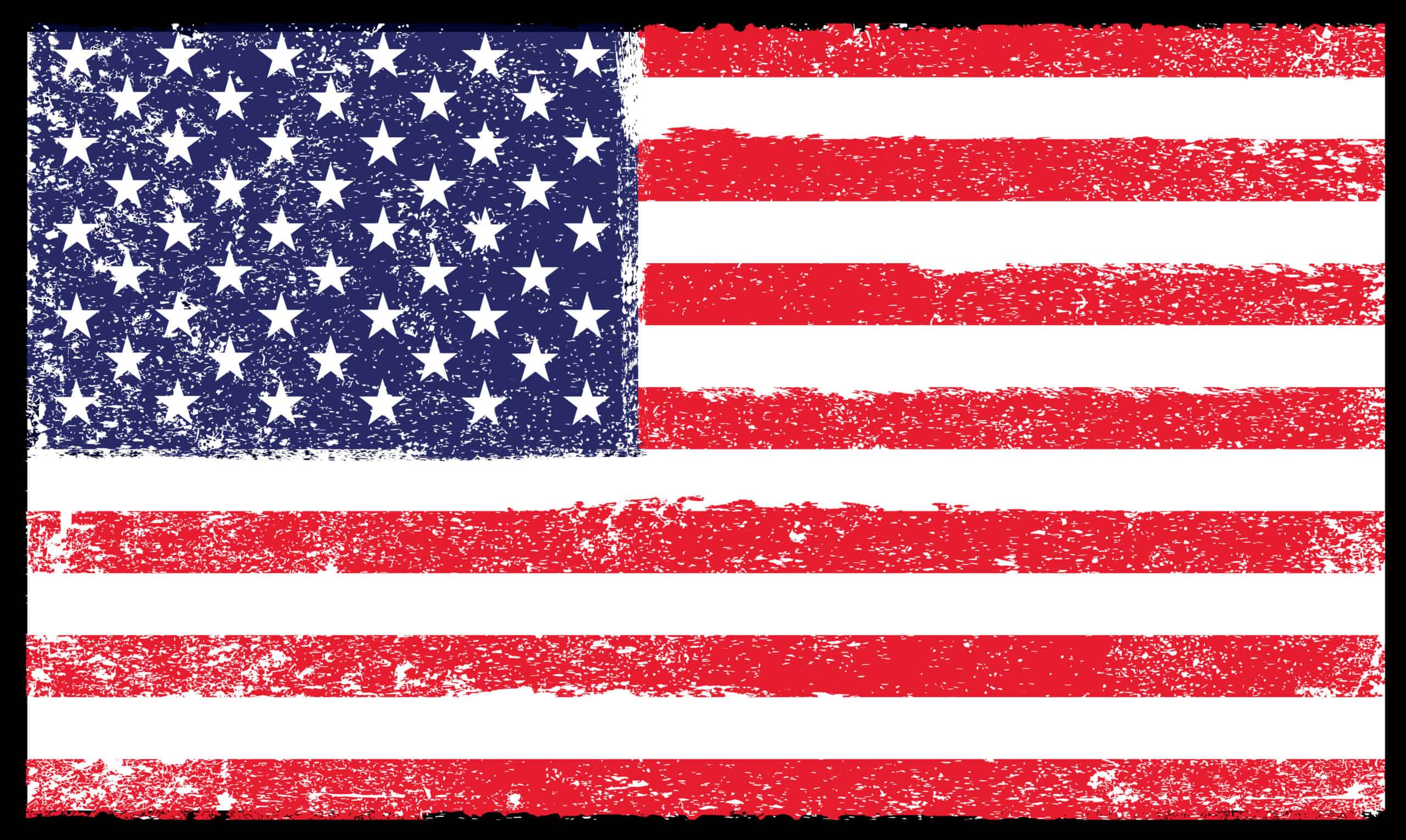 Distressed American Flag