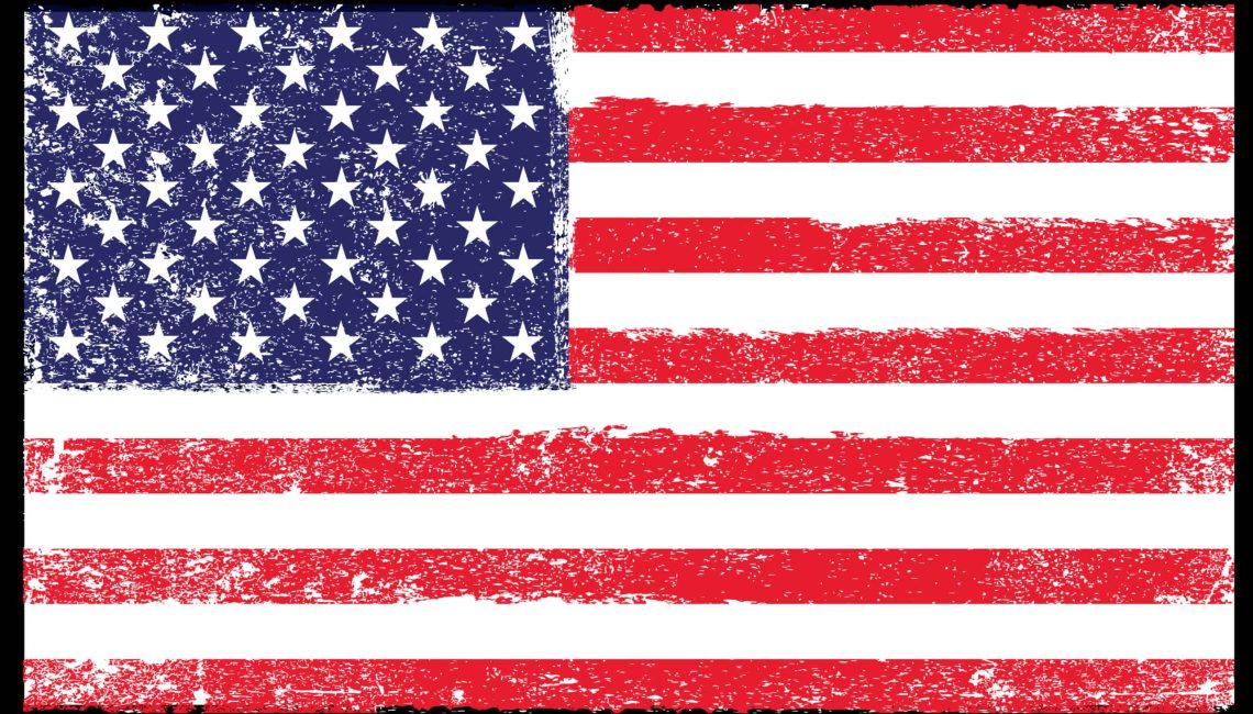 Distressed American Flag