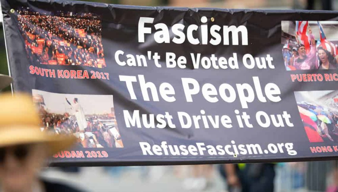 Fasicm can't be voted out. The people must drive it out