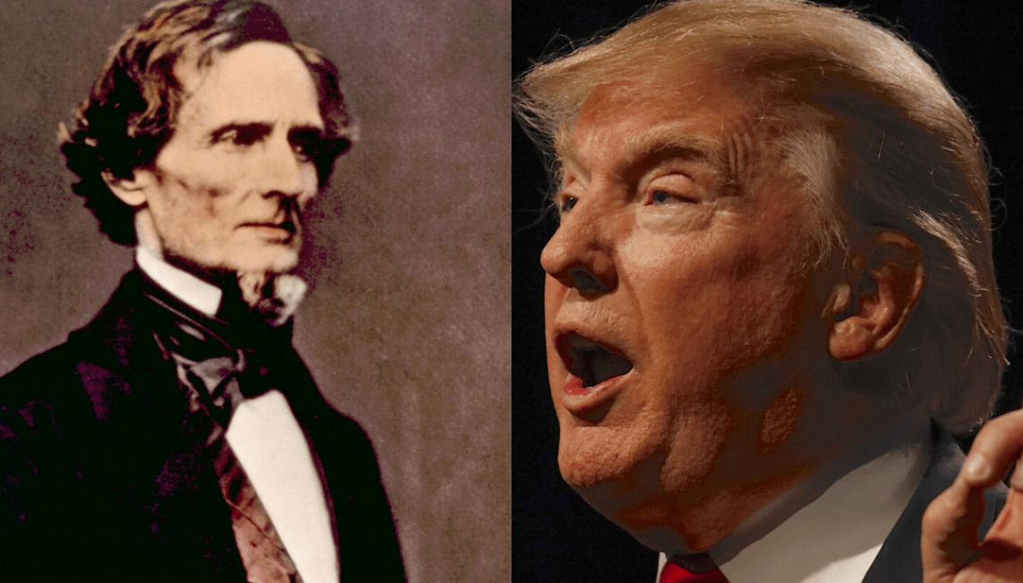 Jefferson Davis and Donald Trump