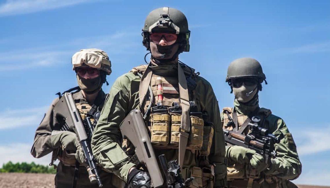 Group,Of,Jagdkommando,Soldiers,Austrian,Special,Forces,During,The