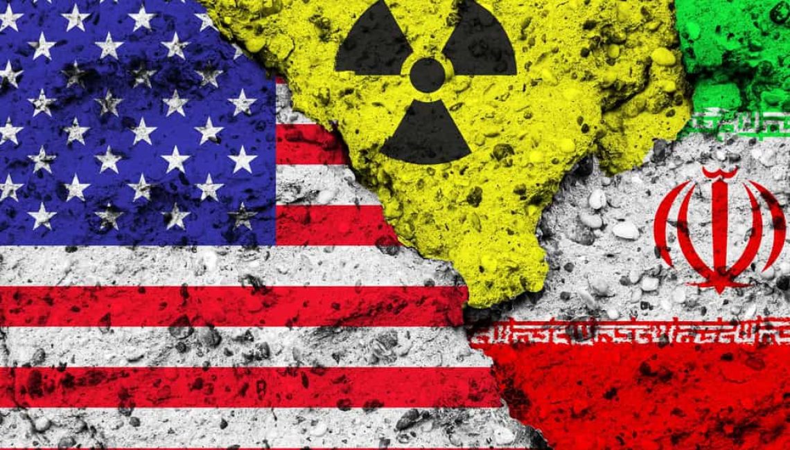 US / Iran Biohazard Flags